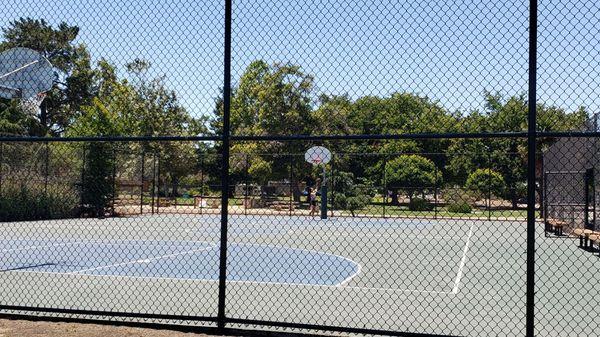 Fenced in Basketball