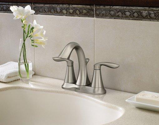 We install Moen products.