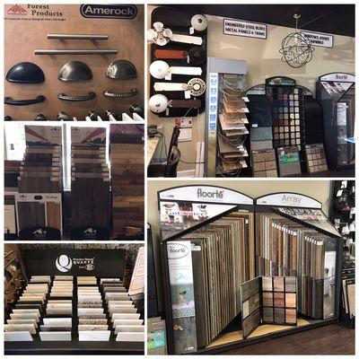 From flooring, to countertops, to lighting and hardware, we have it all!