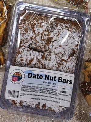 Date nut bars - so ono!