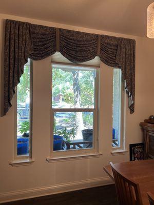 Dining room windows