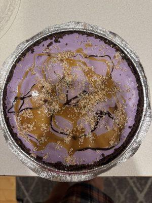 Ube Caramel Pie!