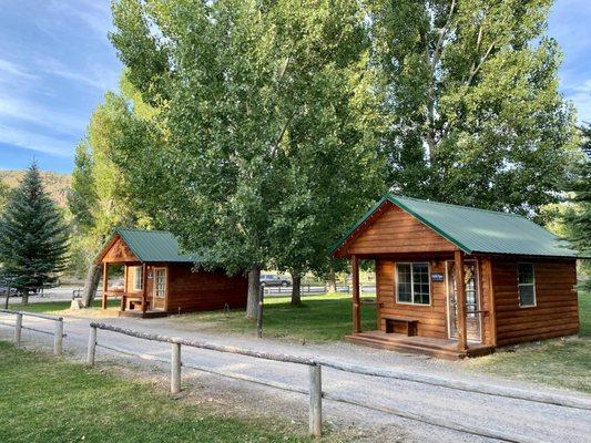 Cabins on the campground