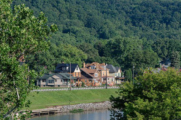 Situated along the Beaver River.