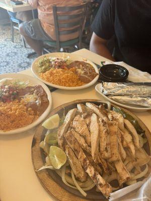 Chicken Fajitas Parrillada for 2