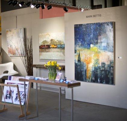 Interior shot of studio & gallery