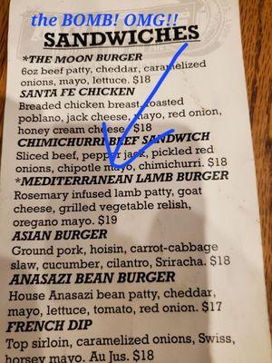 Lamb burger!!