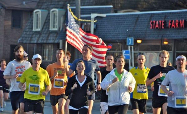 "Runners for Boston" solidarity run!