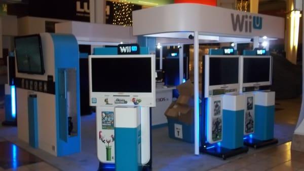 building a kiosk in a commercial mall for Nintendo