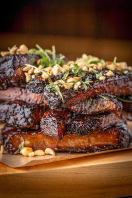 Crispy Ribs with Soy Glaze