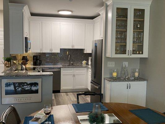 Full kitchens in all the apartments. All apartments are customizable to fit your personal taste.