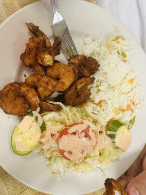 Camarones empanizados