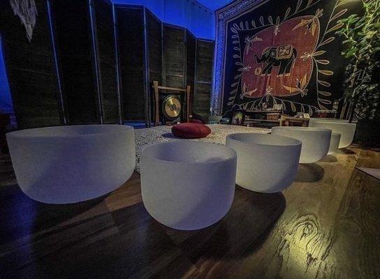 Sound healing events and private 1:1 or group sessions available!