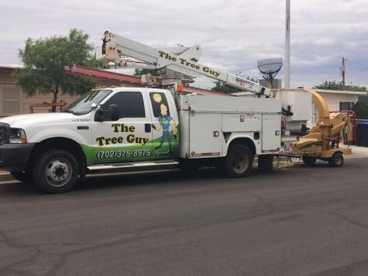 Our mobile tree maintenance car services any trees in Henderson and Boulder City.