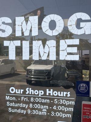 Having fun at Smog Time