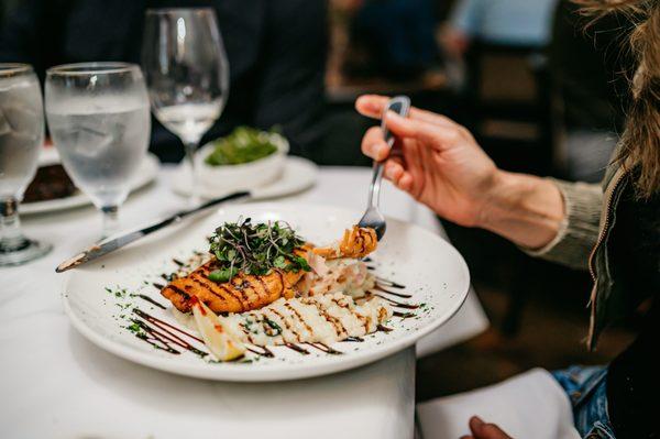 ANTARCTIC SIXTY SOUTH SALMON FILLET
Pan Seared and Drizzled with a Balsamic Glaze