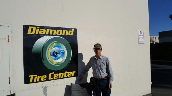 Happy customer at Diamond Diamond Center in San Rafael. Tell Cooper Eldon sent you.