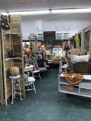 One of many wonderful booths with great prices for antiques and home decor