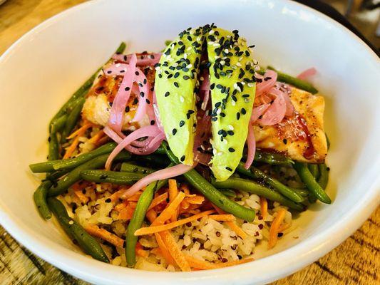 Korean BBQ Rice Bowl - Salmon