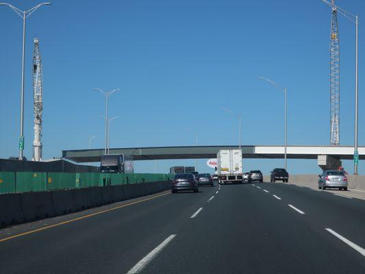 Finally, progress on this new overpass above I-294 near O'Hare.  5-08-2024.