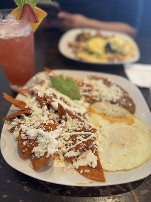 Chilaquiles so bomb. Spicy!