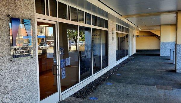 Entrance area of the Diagnostic Laboratory Services @ JCCH.