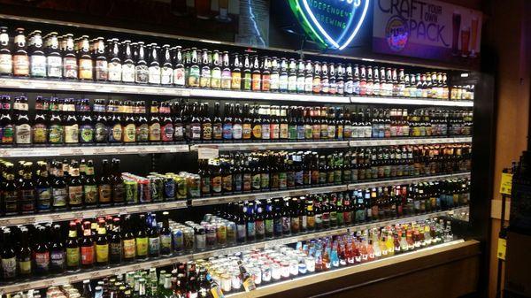 Craft beer selection....