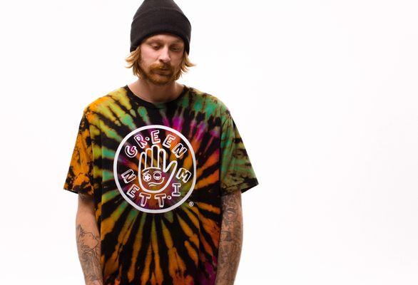 Green Mitten Tie Dye shirt