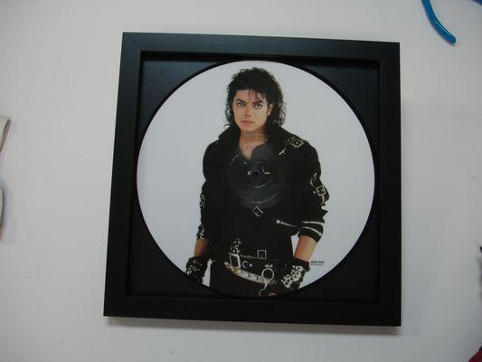 Framed Vinyl LP.