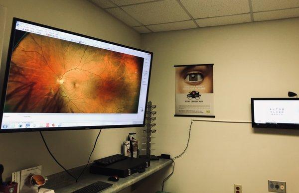 Dr. Gada will show you exactly what the inside of your looks like with awesome Retinal Photography.