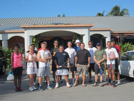 Our yearly tourney that's held at Crandon Park Tennis Center In Key Biscayne.