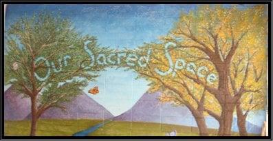 One of our first murals by Shana and Jean from Hidden Talent Art Studio!