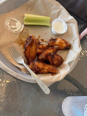 Bourbon Sriracha Wings