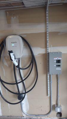 Nema 14-50 installation,  sub panel installation,  GFCI outlet installation,  power monitor installation.