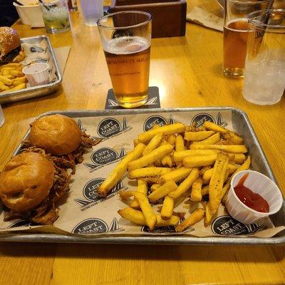 Pulled Pork Slider and Fries