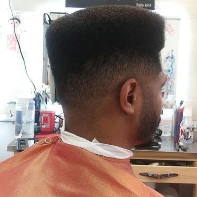 Clean lil flat top with skin fade! Thank you for viewing