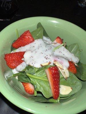 Strawberry poppy salad