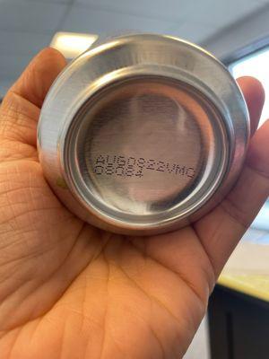 Expired soda