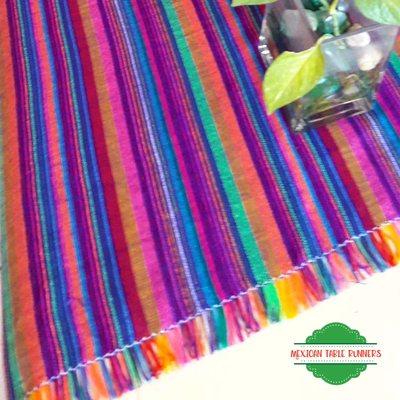 Cambaya, table runners, Mexican fiesta, custom table runners