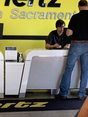 The guy behind the desk is a total douche. Rude, makes customers feel like they're an inconvenience.