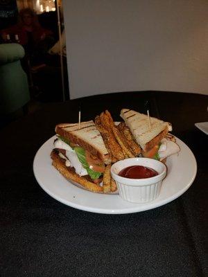 Turkey Club sandwich