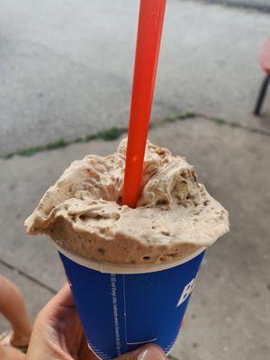 Peanut butter, Reese's, graham base blizzard