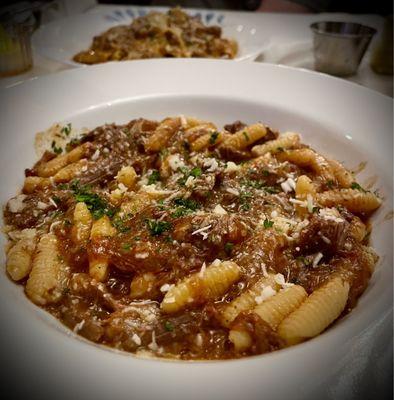 Cavatelli (oxtail ragu, jus, pecorino, and parsley) - wow! Delish!!