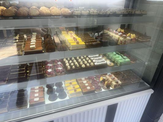 Cakes selection