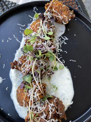 Cauliflower fritters