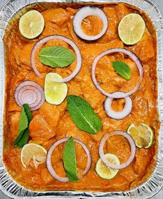 Marinated boneless chicken Tikka  by order only