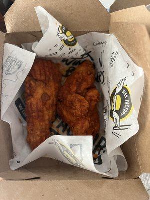 2 piece hot honey chicken fingers - pretty good - loved the sauce