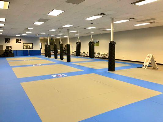 Our mats are scrubbed and sanitized nightly to keep a clean environment.