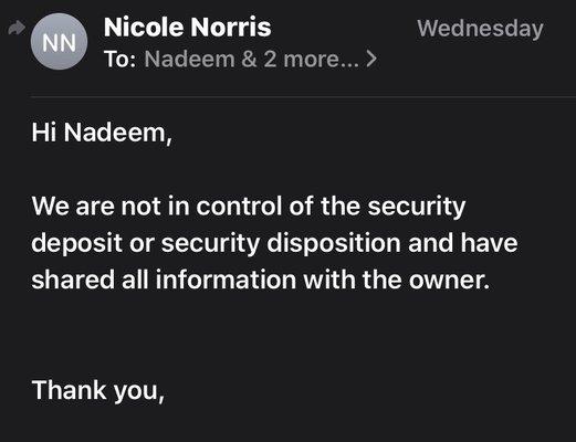 Nicole once again not taking accountability for what she claimed she would do