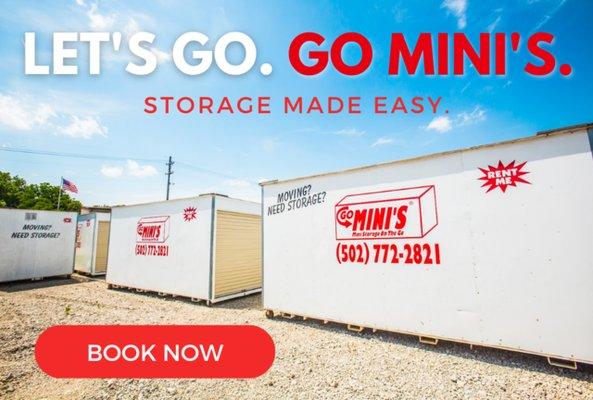 Go Mini's KY is your locally-owned portable storage unit company. Call 502-772-2821 for more information on the benefits of storing with us!